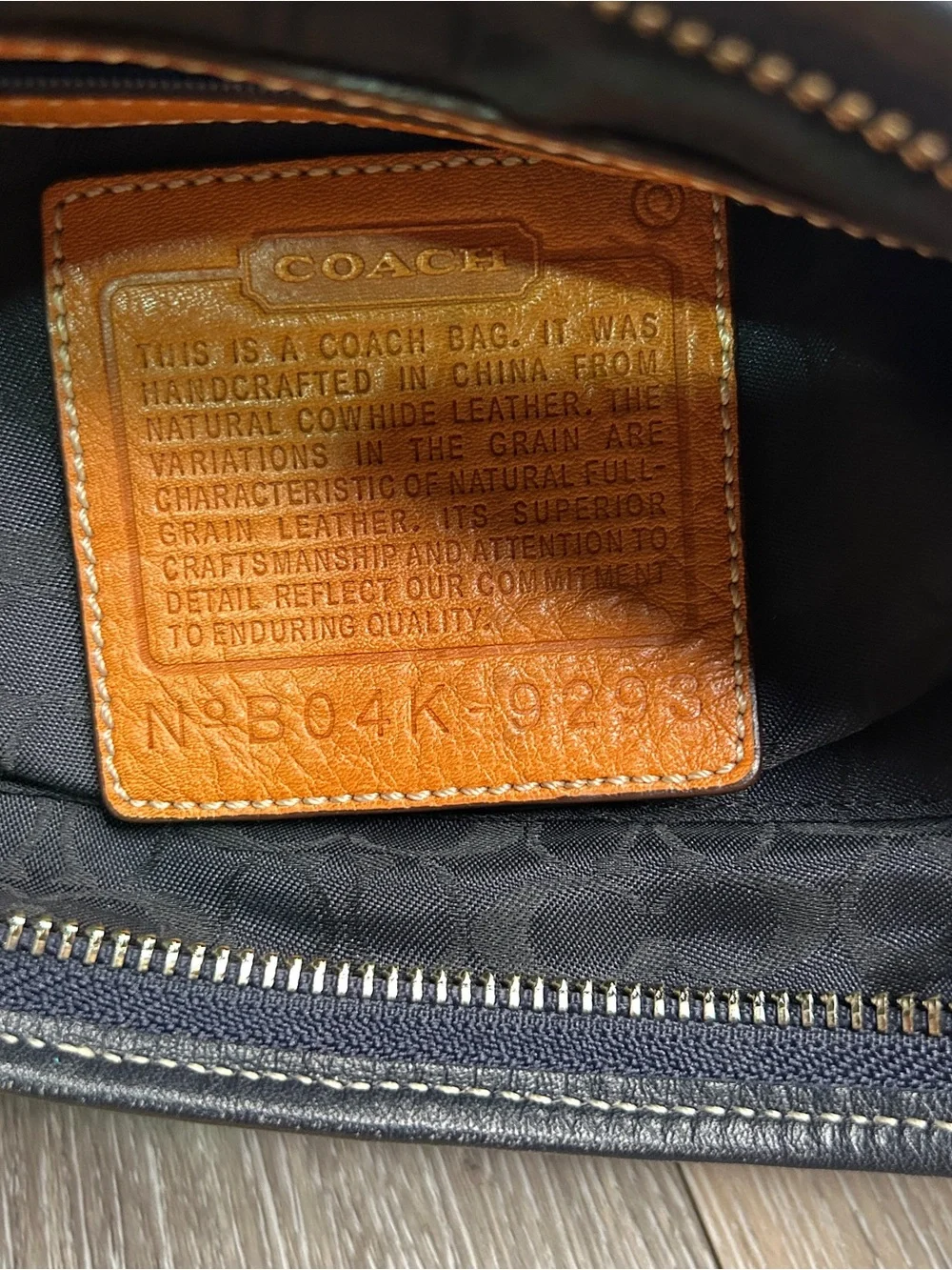 Coach authentic vintage
